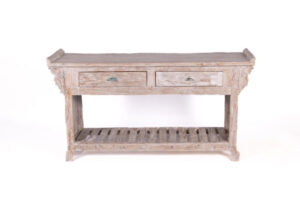 Consola Blanco Lavado 2 Cajones